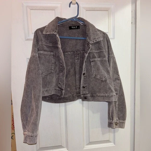 Corduroy bling jacket - Picture 2 of 2